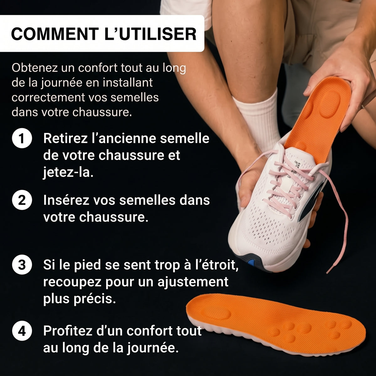 Semelles massage Ortholimit
